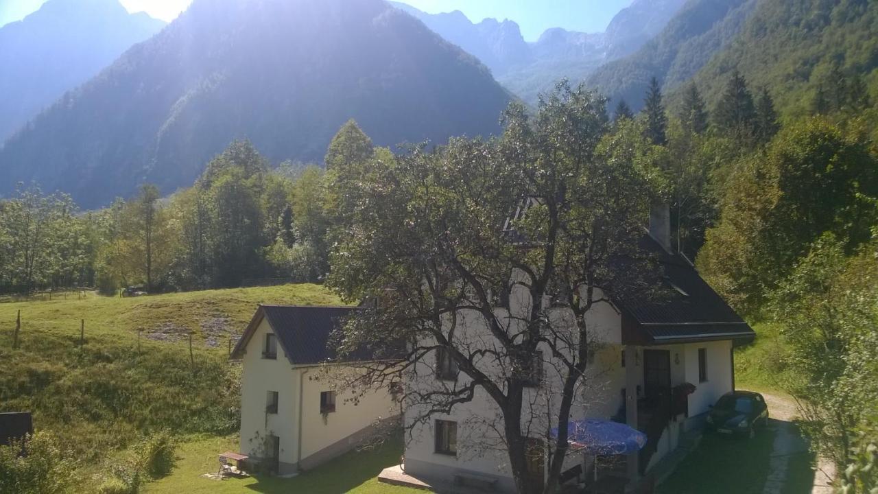 Apartment Pretner, Lepena Soča Exterior foto